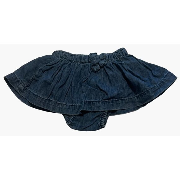 Baby GAP Denim Infant Girls Size 3-6 months Bottoms Skirts Excellent very gently - Picture 1 of 3